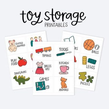 Kids Storage Label