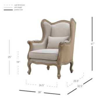 Guinevere Wing Accent Chair