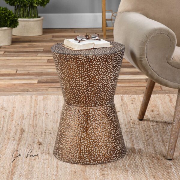 gold accent table