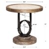 Sydney Side Table Dimensions