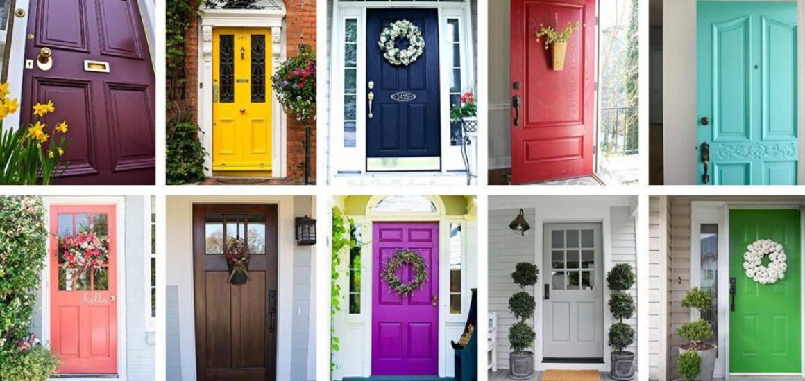 Front doors in many colors
