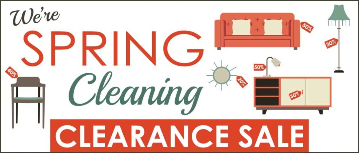 It's time to make room for our Spring and Summer collections. Take advantage of our overstock and save up to 50% on select floor models. Visit our showroom to see all of our Spring Cleaning discounts on everything from sleepers to dining tables and so much more. Ending Soon!