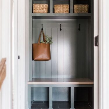 essential Bench in mudroom