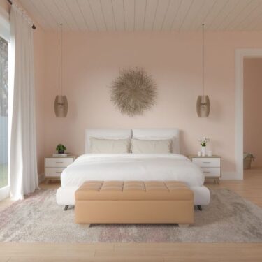 Bedroom Paint Color -Cool Tone Blush