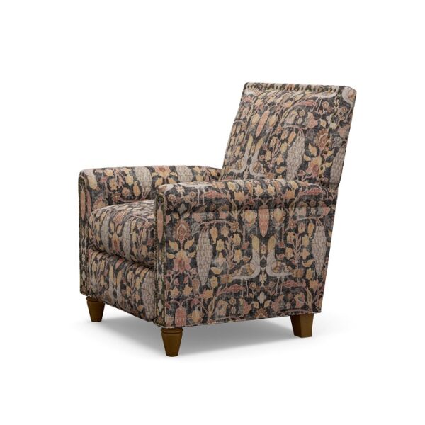 brown patterned chair