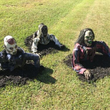 Zombies coming out of the ground