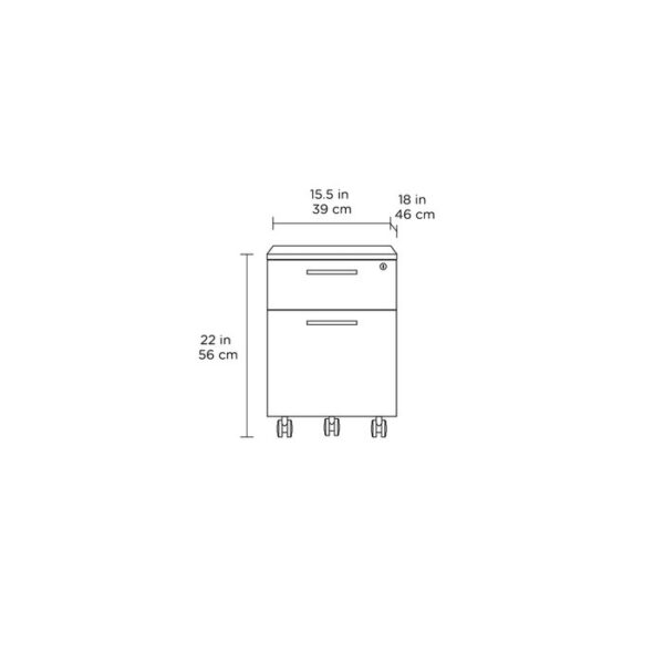 Linea™-15.5-Wide-2-Drawer-Mobile-File-Cabinet